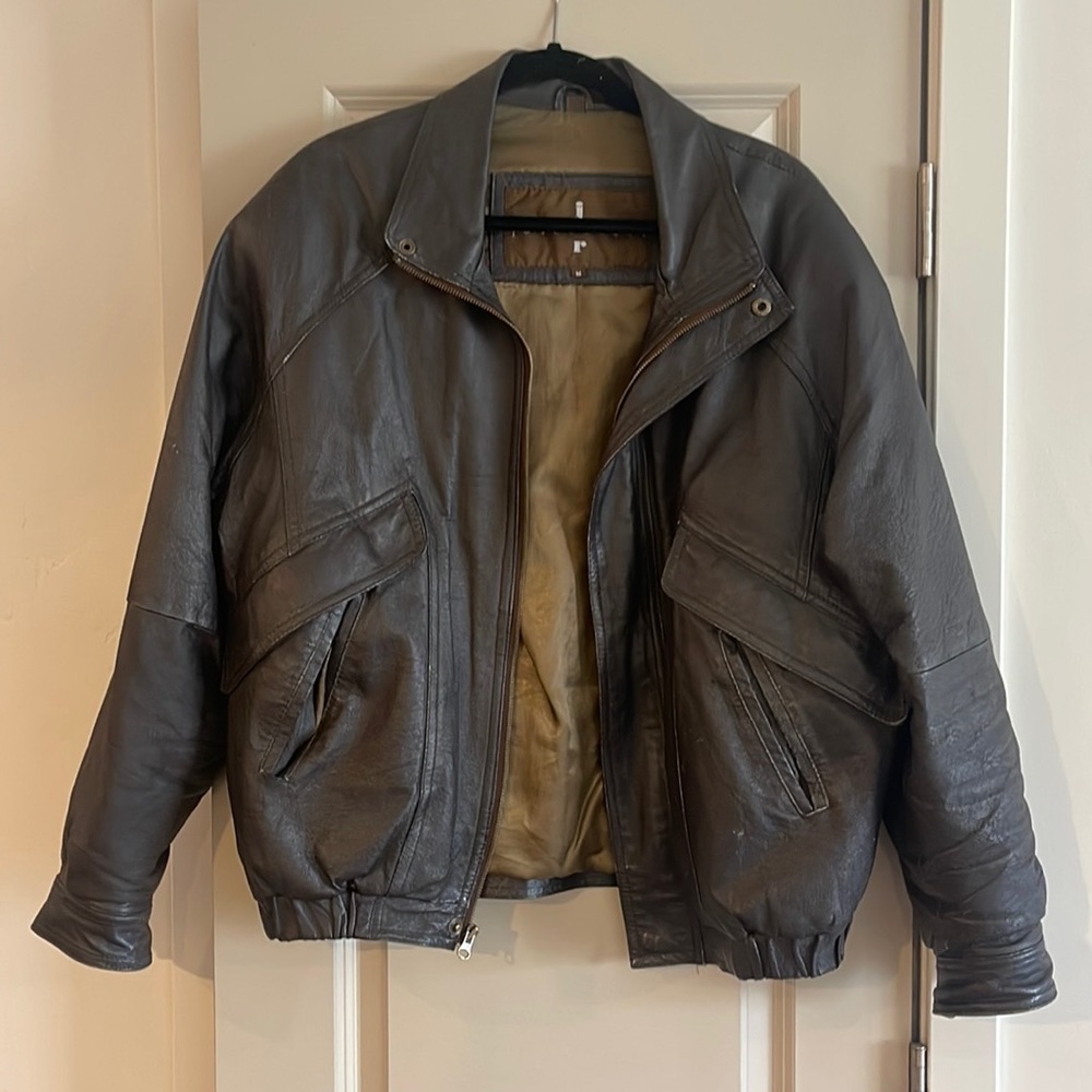 COPY - Joshua Ross leather jacket. 100% leather.